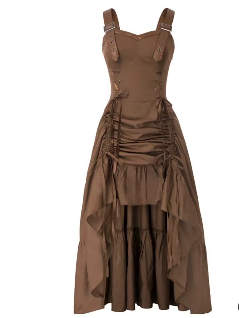 Scarlet Darkness Brown Steampunk Dress Size 2XL